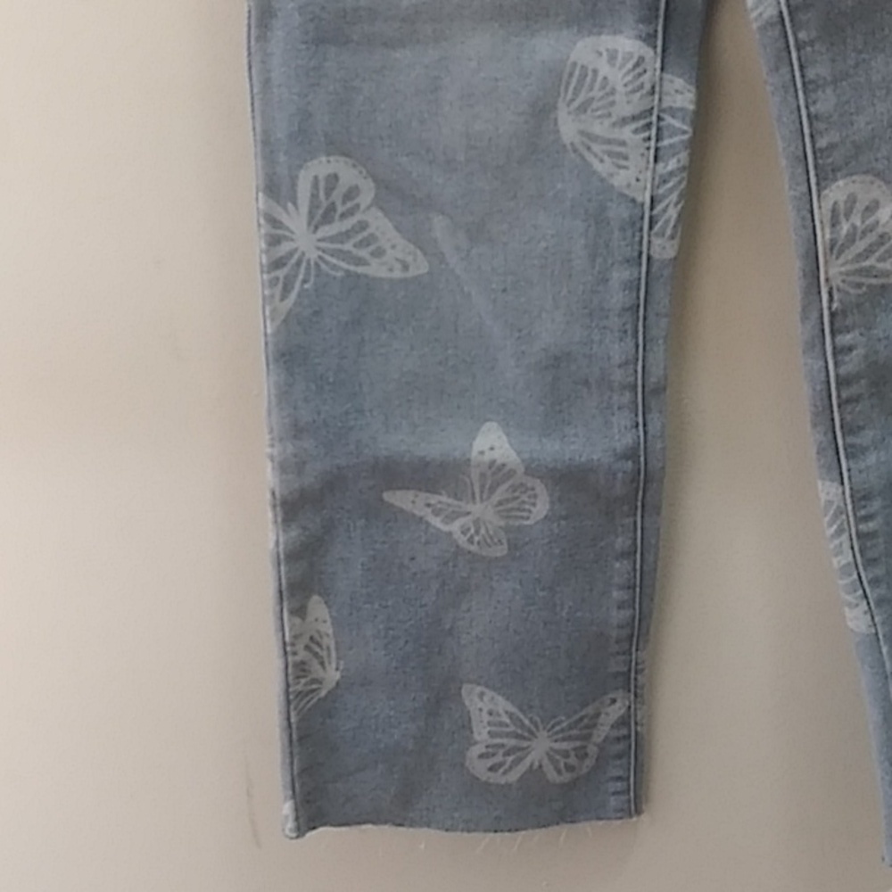 Tinsel Town Ladies Butterfly Jeans Size 0 - Picture 3 of 8
